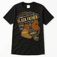 Happy Father’s Day Black Father King Afro African Man Tall T-Shirt