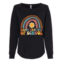 Happy First Day Of School For Teachers Kids Back To School Womens California Wash Sweatshirt