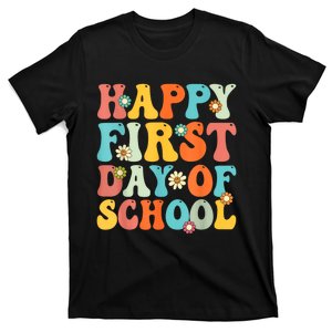 Happy First Day Of School Teacher Kids Back To School T-Shirt