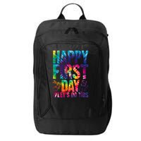 Happy First Day Let's Do This Back To School Rainbow City Backpack