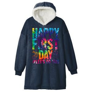 Happy First Day Let's Do This Back To School Rainbow Hooded Wearable Blanket