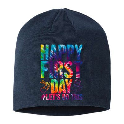 Happy First Day Let's Do This Back To School Rainbow Sustainable Beanie