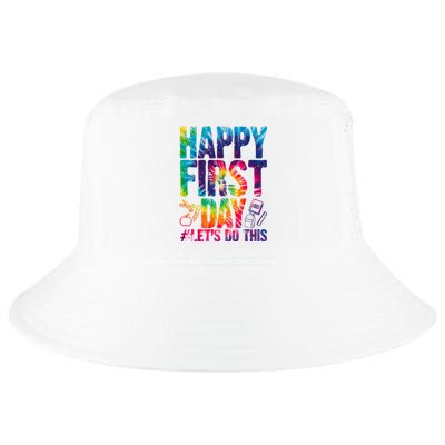 Happy First Day Let's Do This Back To School Rainbow Cool Comfort Performance Bucket Hat