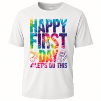 Happy First Day Let's Do This Back To School Rainbow Performance Shirt