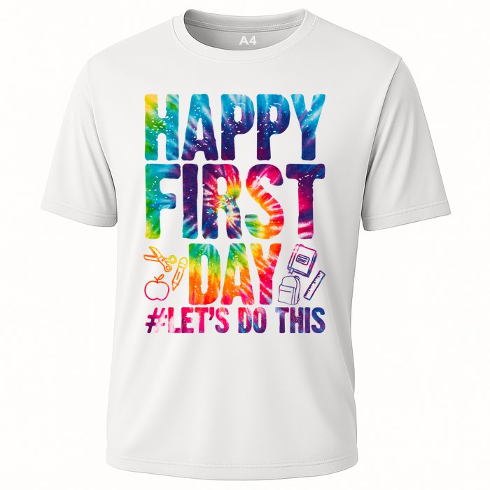 Happy First Day Let's Do This Back To School Rainbow Performance Shirt
