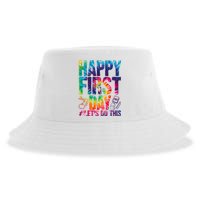 Happy First Day Let's Do This Back To School Rainbow Sustainable Bucket Hat