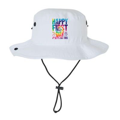 Happy First Day Let's Do This Back To School Rainbow Legacy Cool Fit Booney Bucket Hat