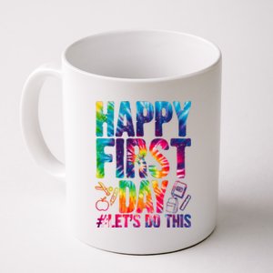 Happy First Day Let's Do This Back To School Rainbow Coffee Mug