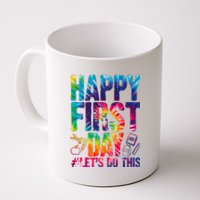 Happy First Day Let's Do This Back To School Rainbow Coffee Mug