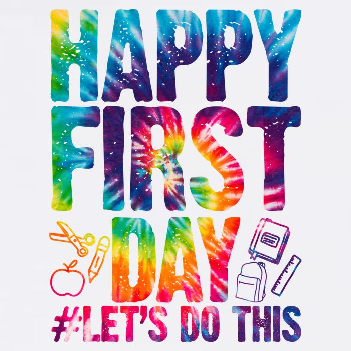 Happy First Day Let's Do This Back To School Rainbow Premium T-Shirt