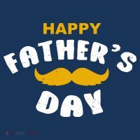 Happy Fathers Day Mustache Vintage Beanie