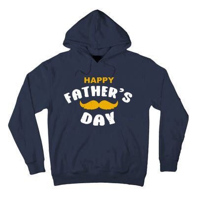 Happy Fathers Day Mustache Vintage Tall Hoodie