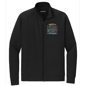 Happy First Day Of School Tie Dye Teacher Student Stretch Full-Zip Cadet Jacket