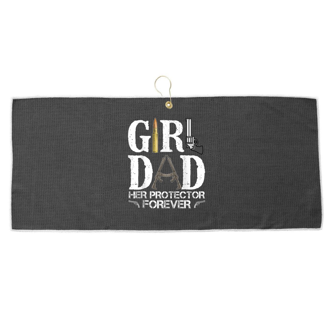 Happy Father’s Day Best Papa Gifts Love Ideas Large Microfiber Waffle Golf Towel