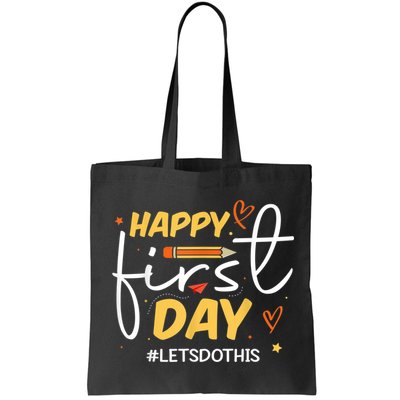 Happy First Day Of School Back To School Kids Teacher Bag