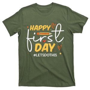 Happy First Day Of School Back To School Kids Teacher T-Shirt