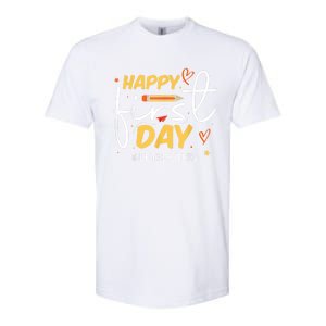 Happy First Day Of School Back To School Kids Teacher Softstyle CVC T-Shirt