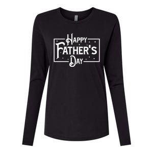 Happy Father's Day Star Gift For Dad Womens Cotton Relaxed Long Sleeve T-Shirt