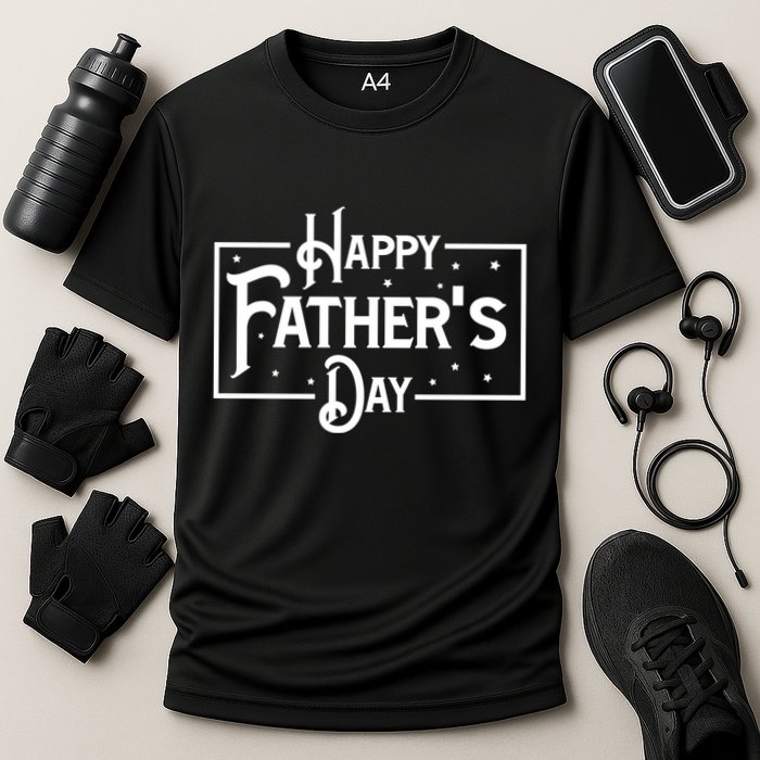 Happy Father's Day Star Gift For Dad Performance Shirt