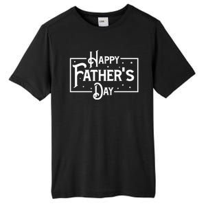 Happy Father's Day Star Gift For Dad Tall Fusion ChromaSoft Performance T-Shirt