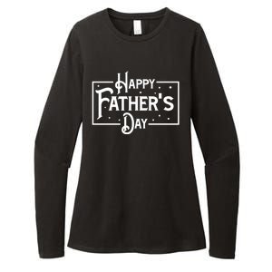 Happy Father's Day Star Gift For Dad Womens CVC Long Sleeve Shirt