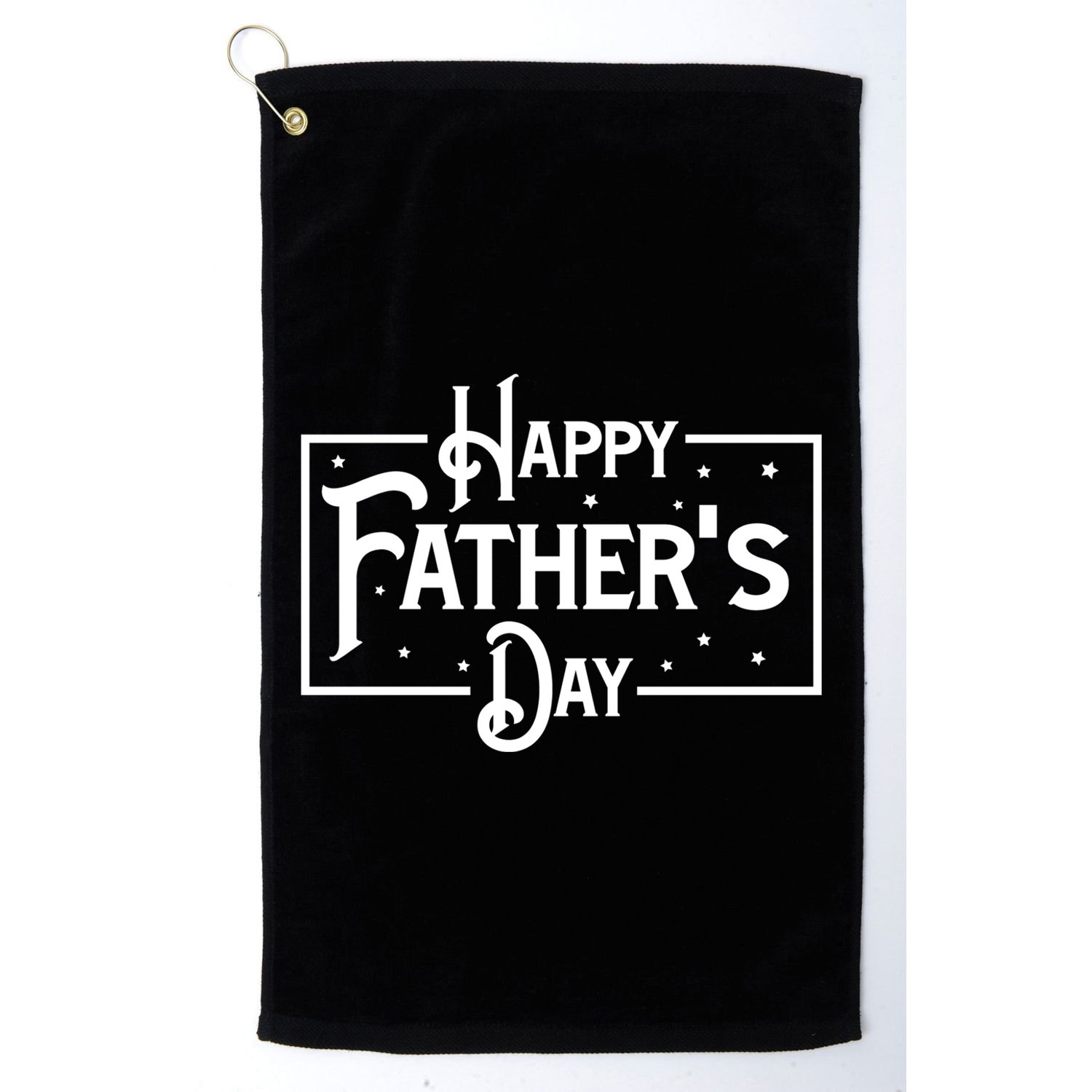 Happy Father's Day Star Gift For Dad Golf Towel
