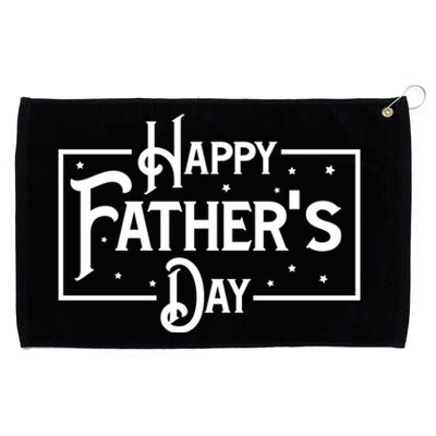 Happy Father's Day Star Gift For Dad Grommeted Golf Towel