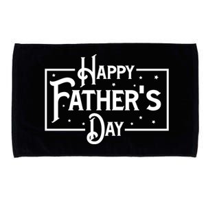 Happy Father's Day Star Gift For Dad Microfiber Hand Towel