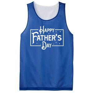 Happy Father's Day Star Gift For Dad Mesh Reversible Basketball Jersey Tank