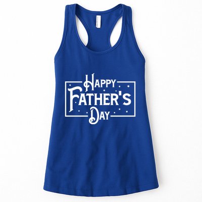 Happy Father's Day Star Gift For Dad Womens Tank Top