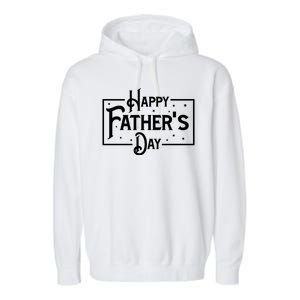 Happy Father's Day Star Gift For Dad Garment-Dyed Fleece Hoodie