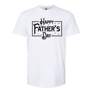 Happy Father's Day Star Gift For Dad Softstyle CVC T-Shirt