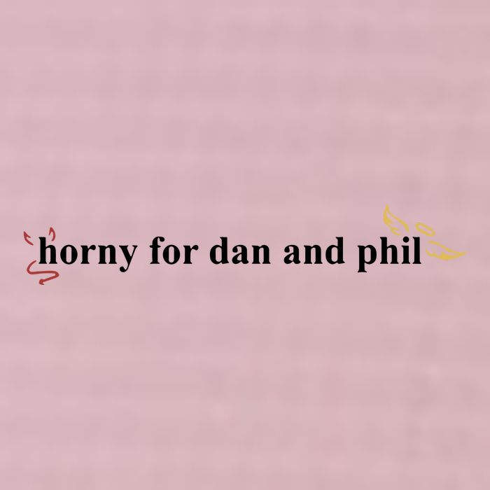 Horny For Dan And Phil 25L Jumbo Tote