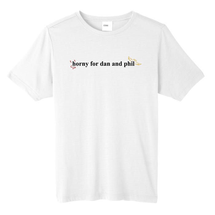 Horny For Dan And Phil Tall Fusion ChromaSoft Performance T-Shirt