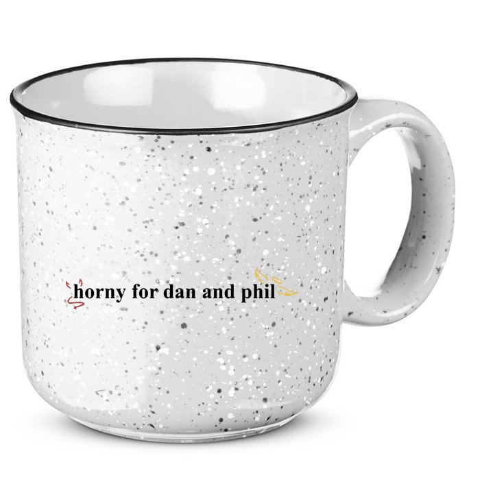 Horny For Dan And Phil 15oz Campfire Ceramic Mug