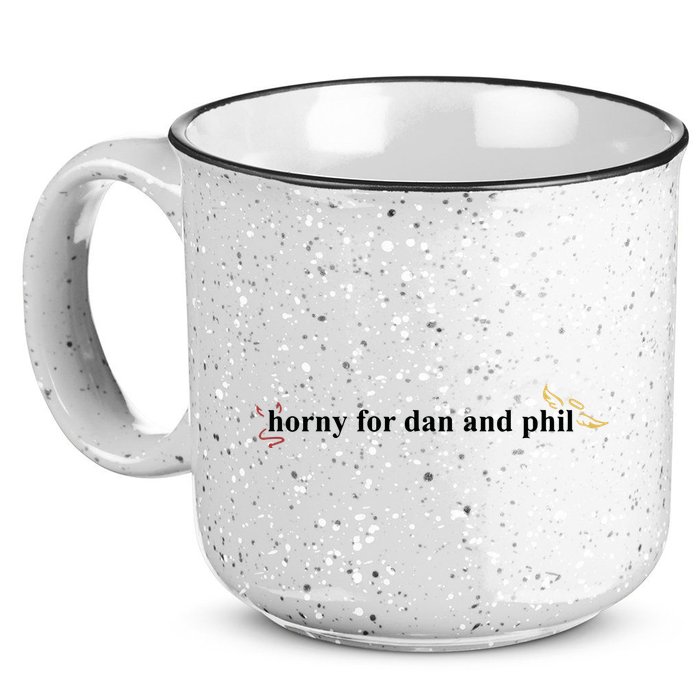 Horny For Dan And Phil 15oz Campfire Ceramic Mug