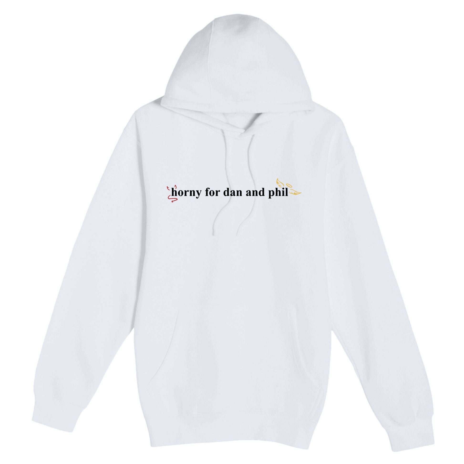 Horny For Dan And Phil Premium Pullover Hoodie