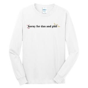 Horny For Dan And Phil Tall Long Sleeve T-Shirt