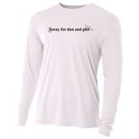 Horny For Dan And Phil Cooling Performance Long Sleeve Crew