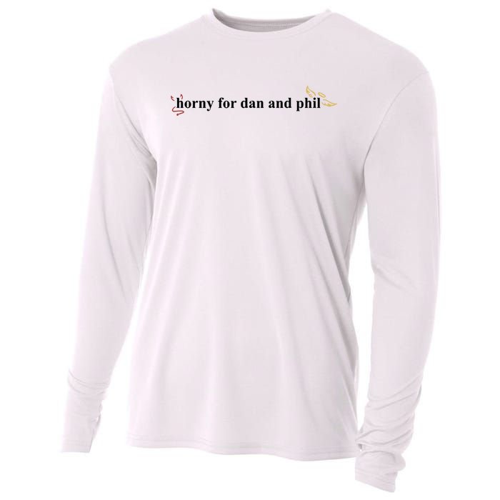 Horny For Dan And Phil Cooling Performance Long Sleeve Crew