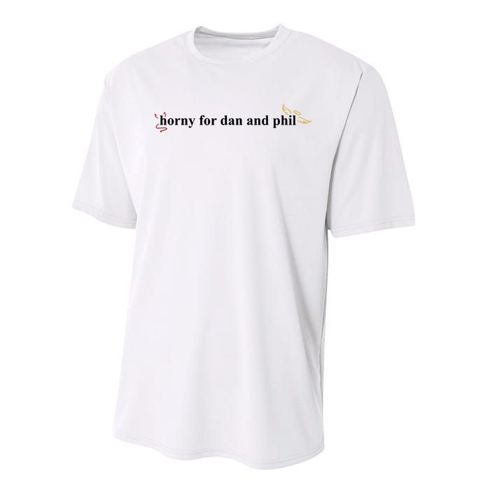 Horny For Dan And Phil Performance Sprint T-Shirt