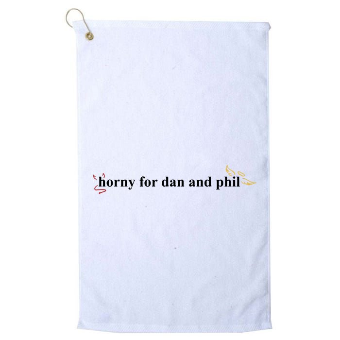 Horny For Dan And Phil Golf Towel