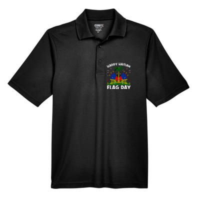 Haitian Flag Day Men's Origin Performance Piqué Polo