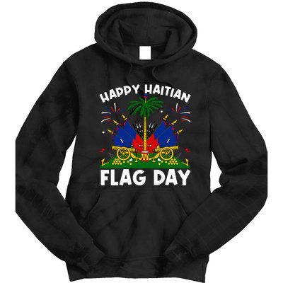 Haitian Flag Day Tie Dye Hoodie