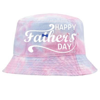 Happy Fathers Day Cute Dad Gift Tie-Dyed Bucket Hat