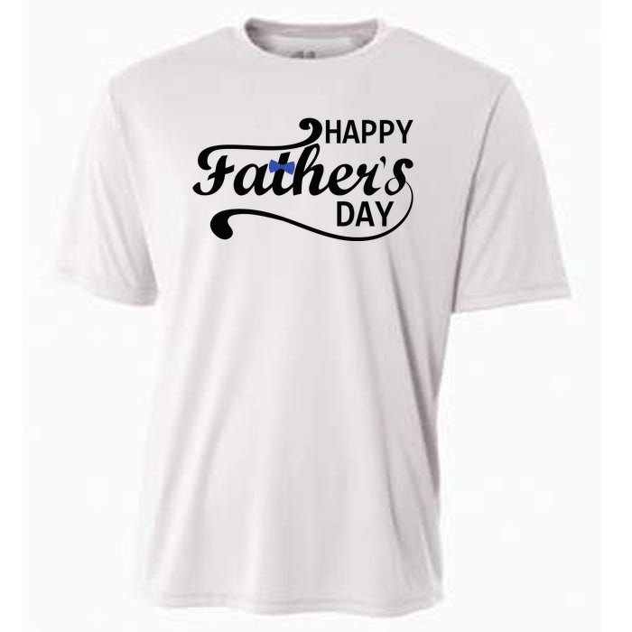 Happy Fathers Day Cute Dad Gift Cooling Performance Crew T-Shirt