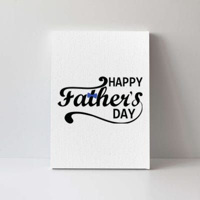 Happy Fathers Day Cute Dad Gift Canvas