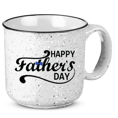 Happy Fathers Day Cute Dad Gift 15oz Campfire Ceramic Mug