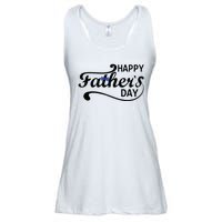 Happy Fathers Day Cute Dad Gift Ladies Essential Flowy Tank