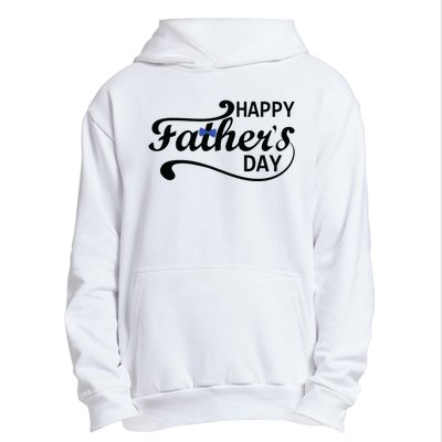 Happy Fathers Day Cute Dad Gift Urban Pullover Hoodie